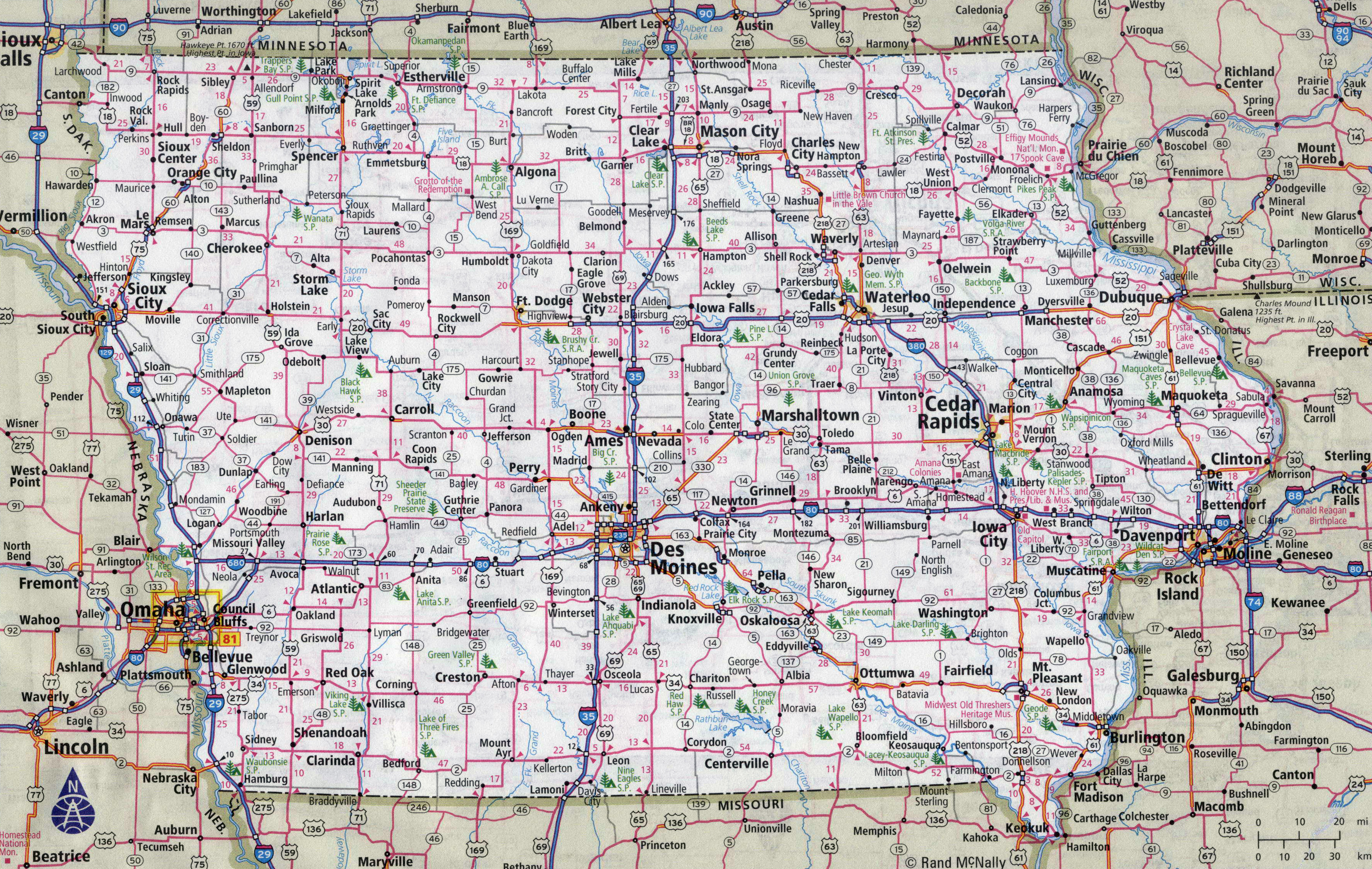 large-detailed-roads-and-highways-map-of-iowa-state-with-all-cities
